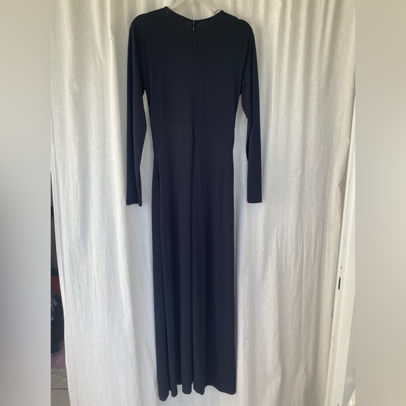 Michael Michael Kors Maxi Dress Size Large Navy Blue, customized - Picture 2 of 4